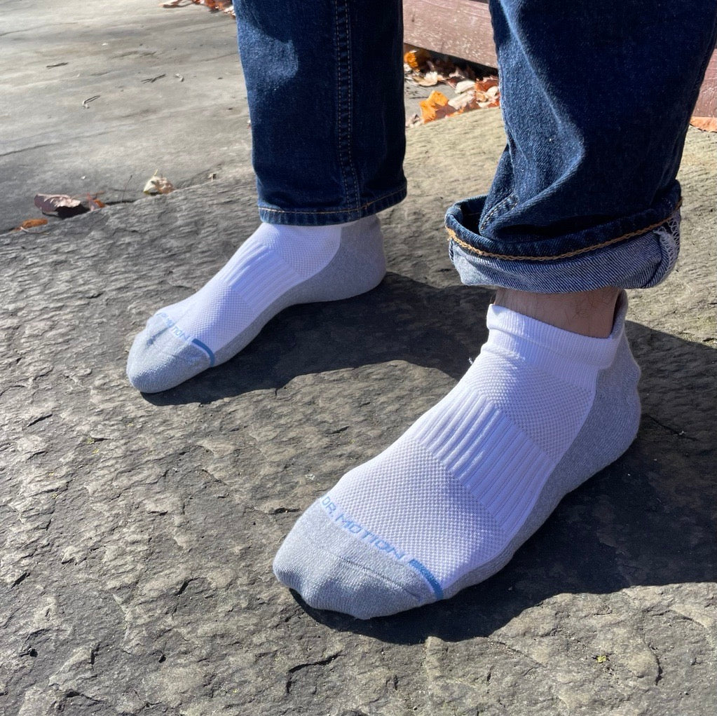 Plain Knit - Ankle Compression Socks For Men | Dr. Motion