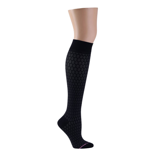 Texture - Wide Calf Knee-High Compression Socks For Women | Dr. Motion