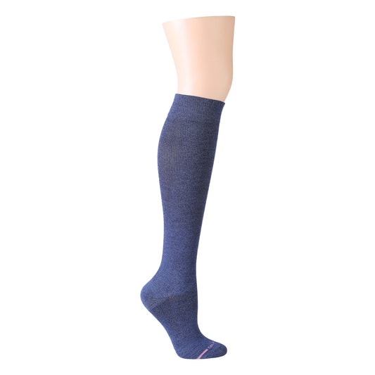 Bamboo Solid Bamboo - Wide Calf Knee-High Compression Socks For Women | Dr. Motion