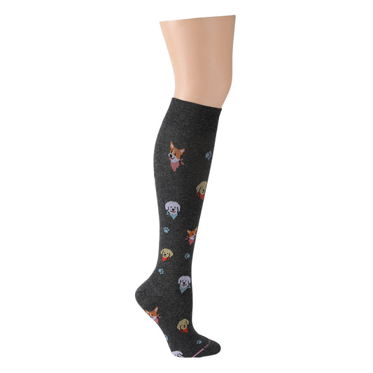 Bandana Dogs - Knee-High Compression Socks For Women | Dr. Motion