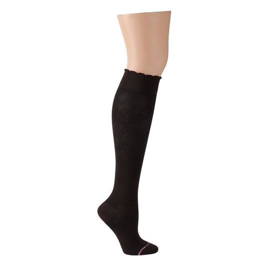 Floral Dropout - Knee-High Compression Socks For Women | Dr. Motion