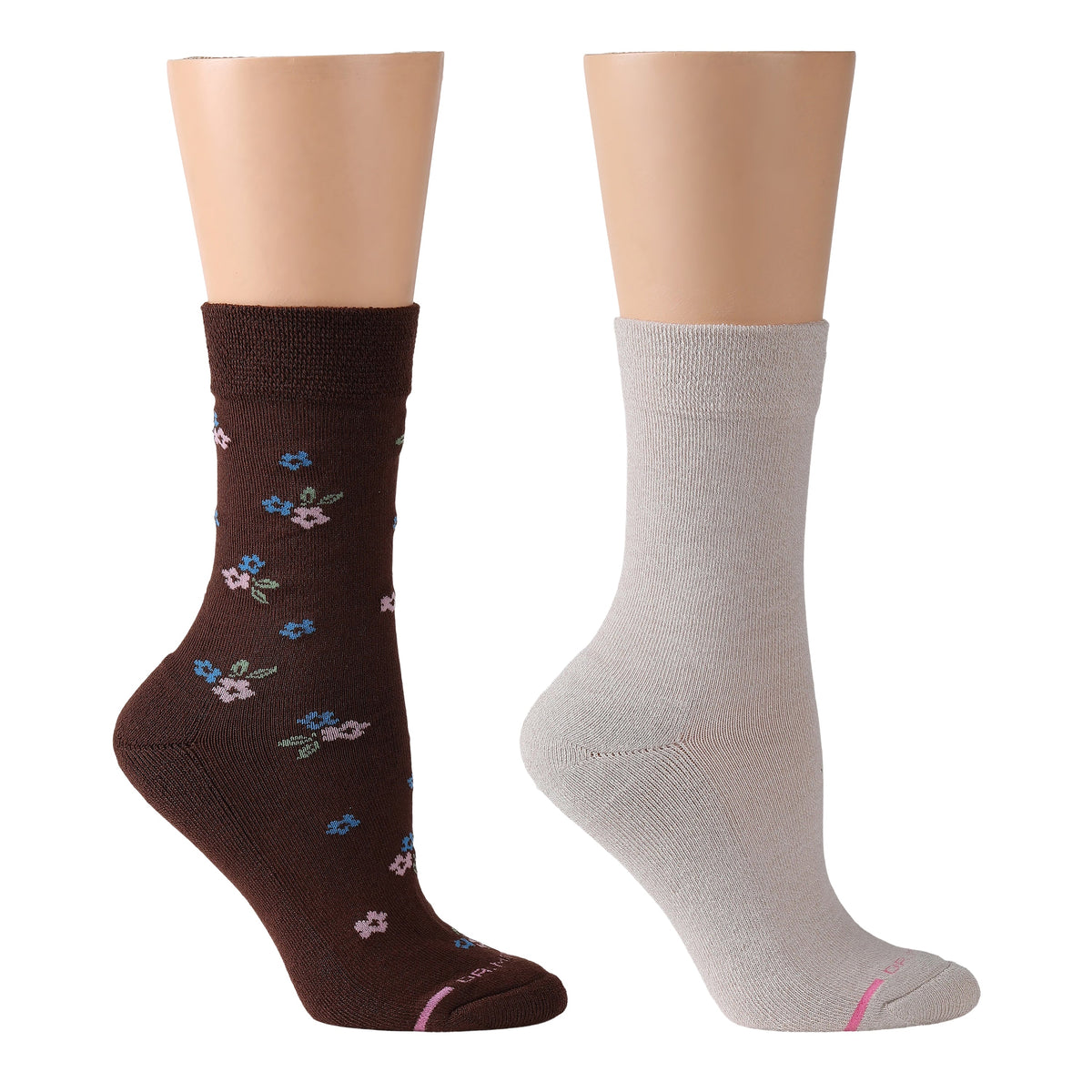 Multi Floral - Diabetic Half-Cushion Socks For Women | Dr. Motion