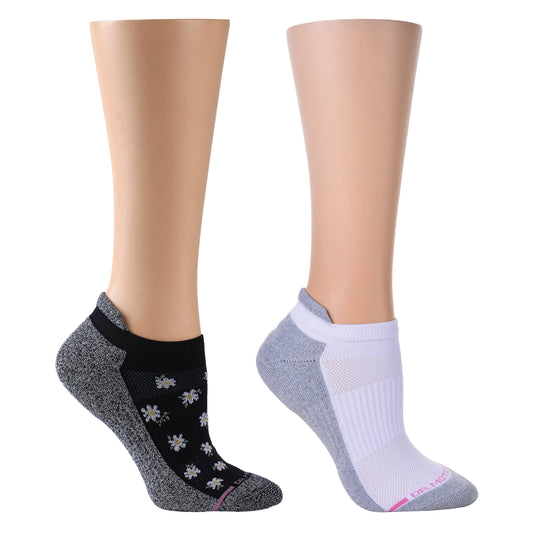 All Over Daisy - Ankle Compression Socks For Women | Dr. Motion