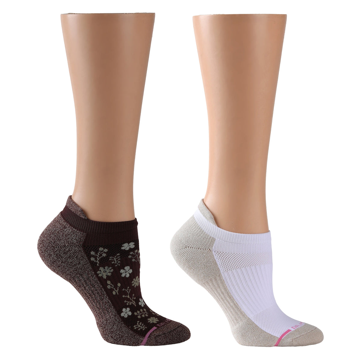 Small Floral Silhouette - Ankle Compression Socks For Women | Dr. Motion