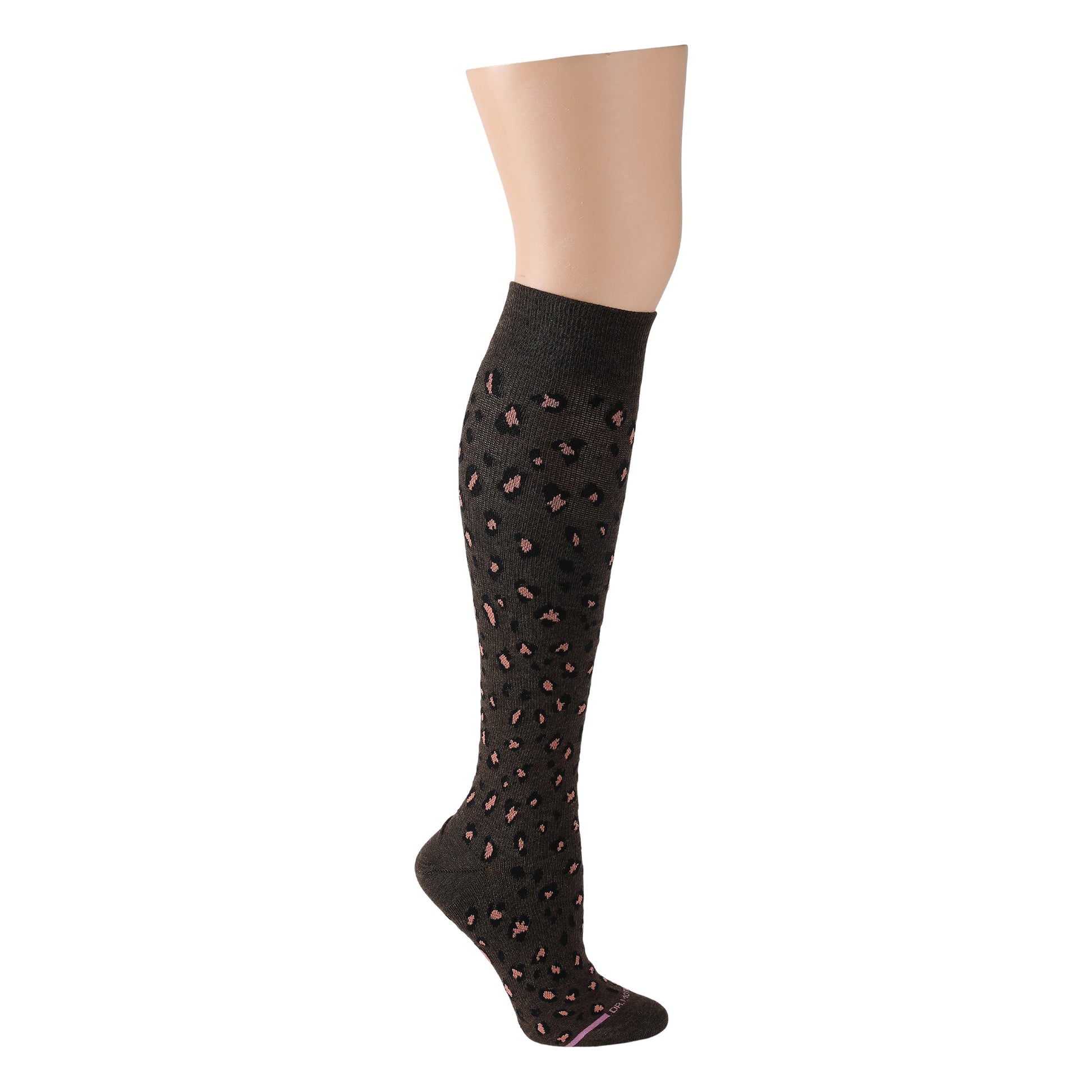 Leopard Print - Knee-High Compression Socks For Women | Dr. Motion