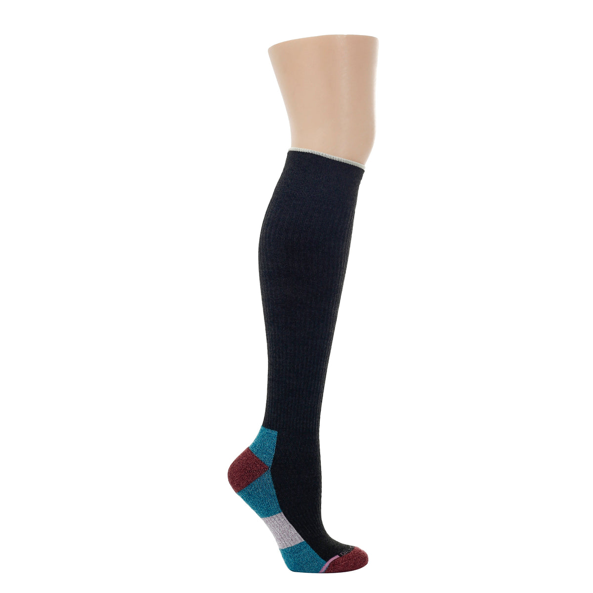 Color Block Cushion - Compression Outdoor Medium Weight Knee-High For Women | Dr. Motion