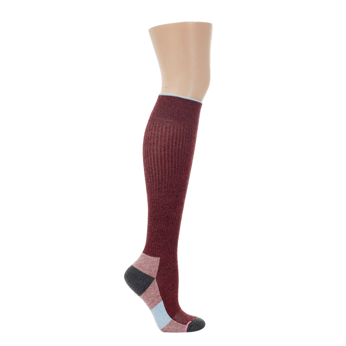 Color Block Cushion - Compression Outdoor Medium Weight Knee-High For Women | Dr. Motion