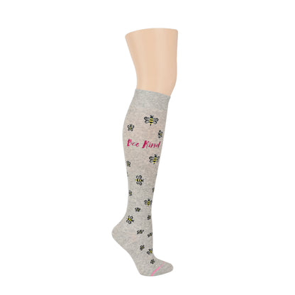 Bee Kind - Knee-High Compression Socks For Women | Dr. Motion