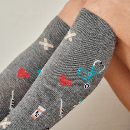 Medical Icons - Knee-High Compression Socks For Women | Dr. Motion