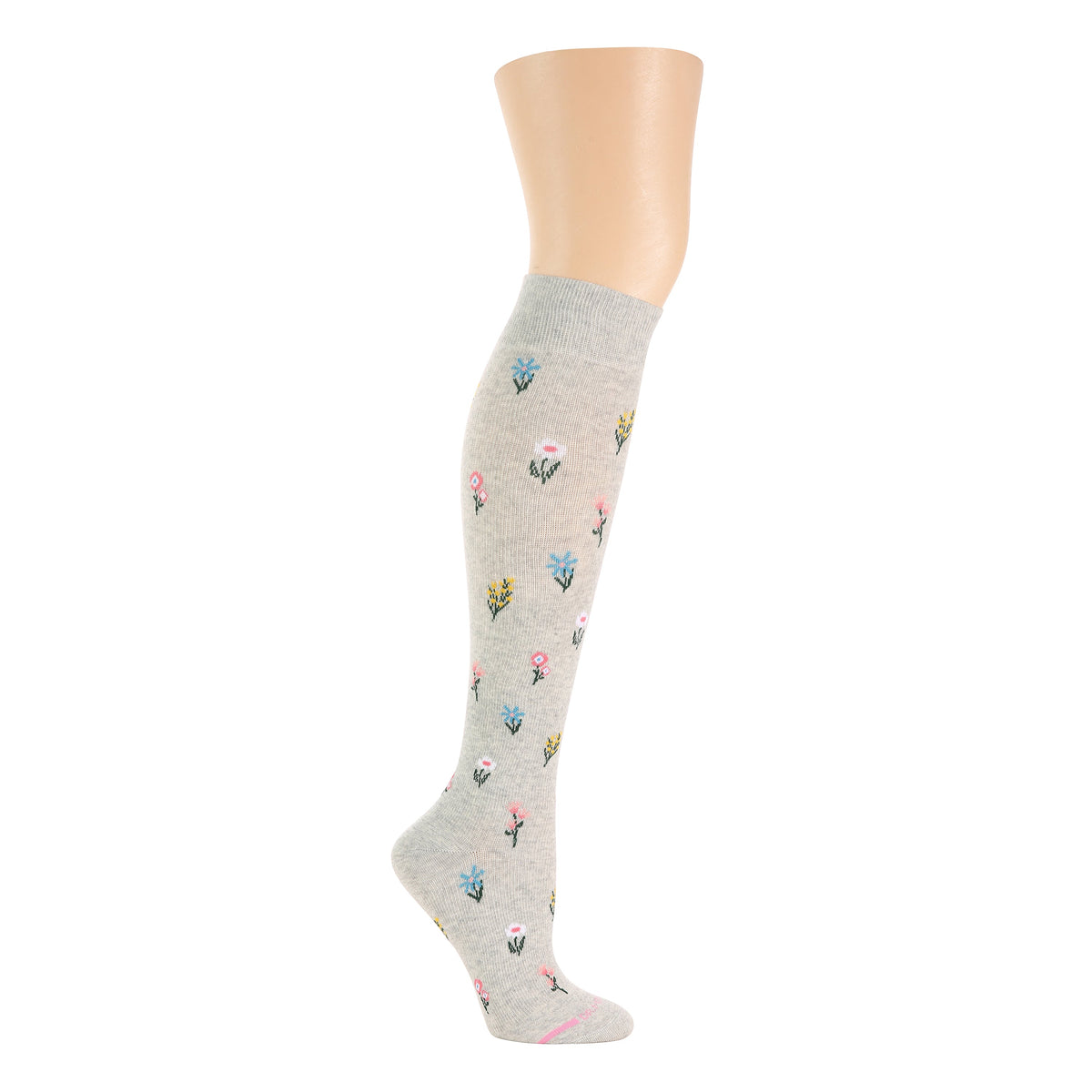 Fancy Floral - Knee-High Compression Socks For Women | Dr. Motion