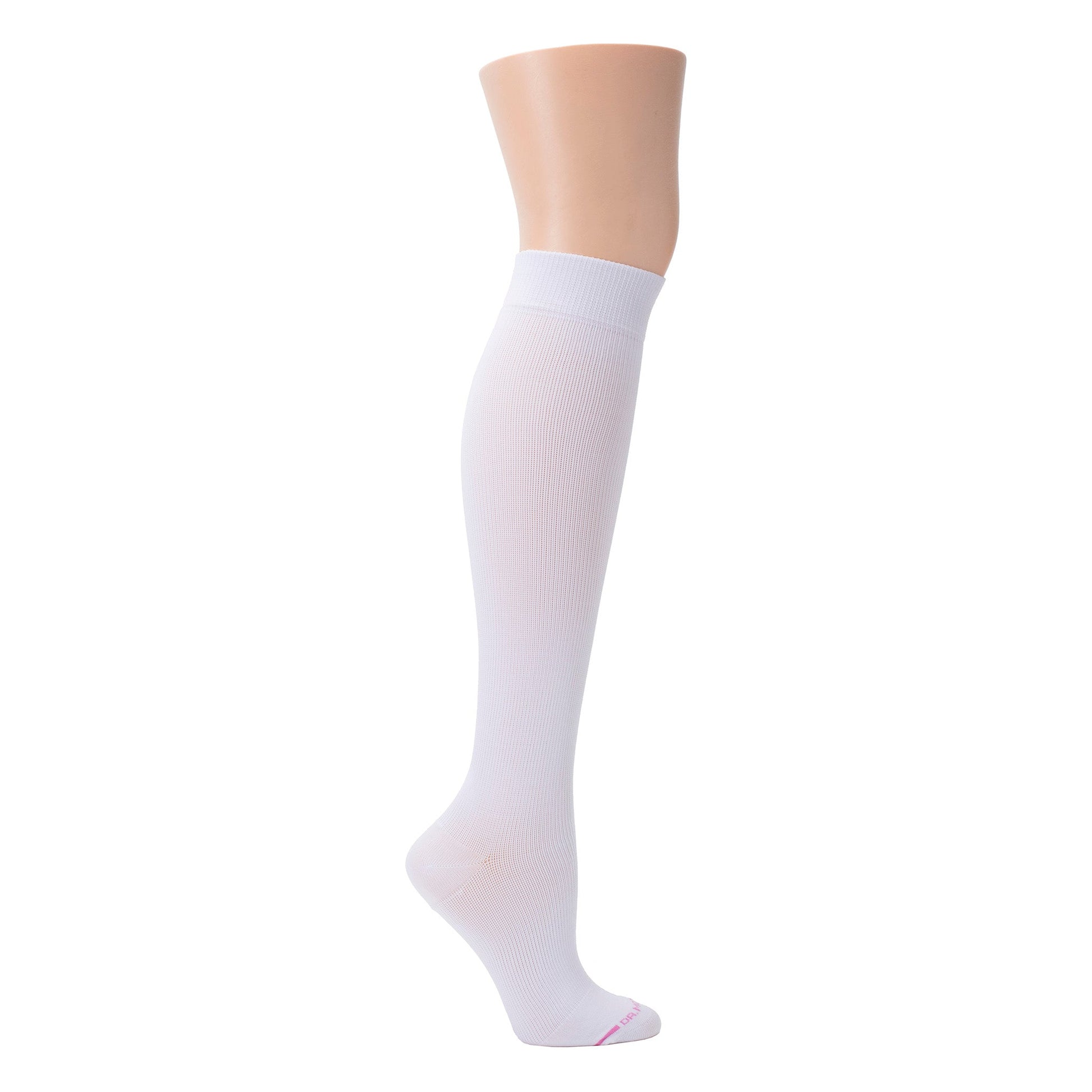 Solid Microfiber Nylon - Knee-High Compression Socks For Women | Dr. Motion
