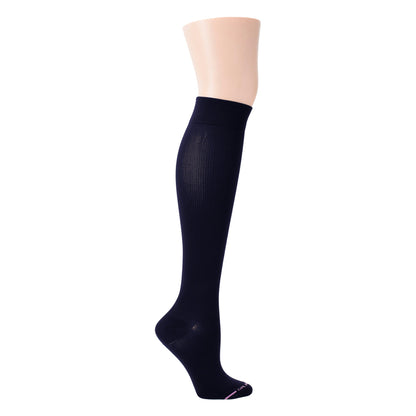 Solid Microfiber Nylon - Knee-High Compression Socks For Women | Dr. Motion