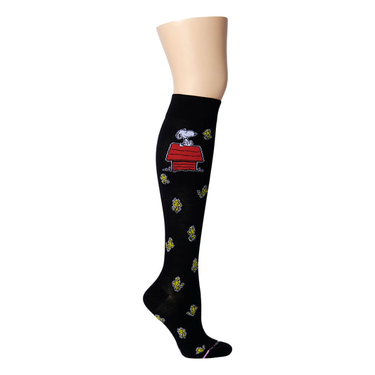 Snoopy Doghouse - Knee-High Compression Socks For Women | Dr. Motion