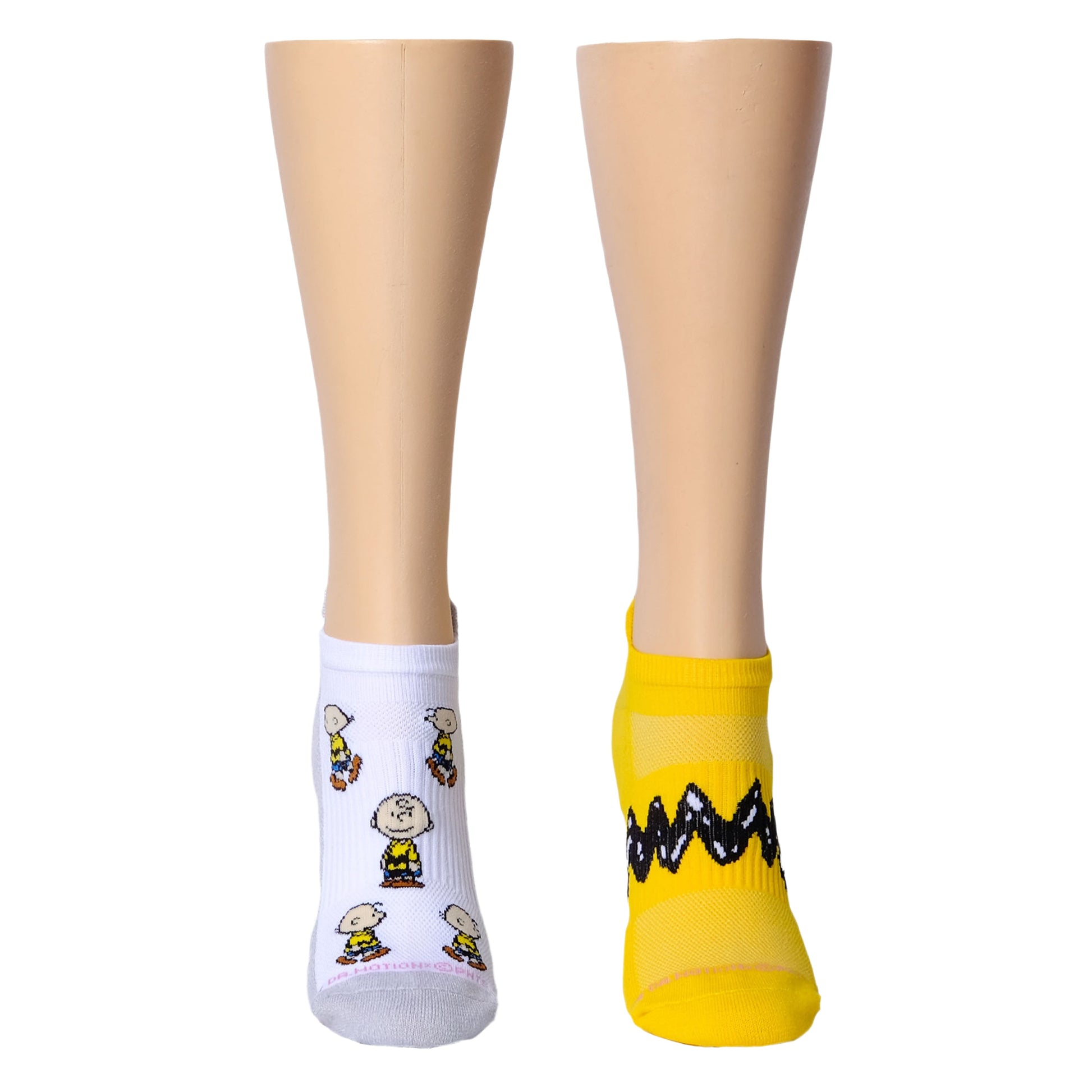 Charlie Brown Zigzag - Ankle Compression Socks For Women | Dr. Motion