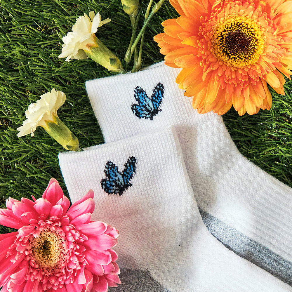 Butterfly - Quarter Compression Socks For Women | Dr. Motion
