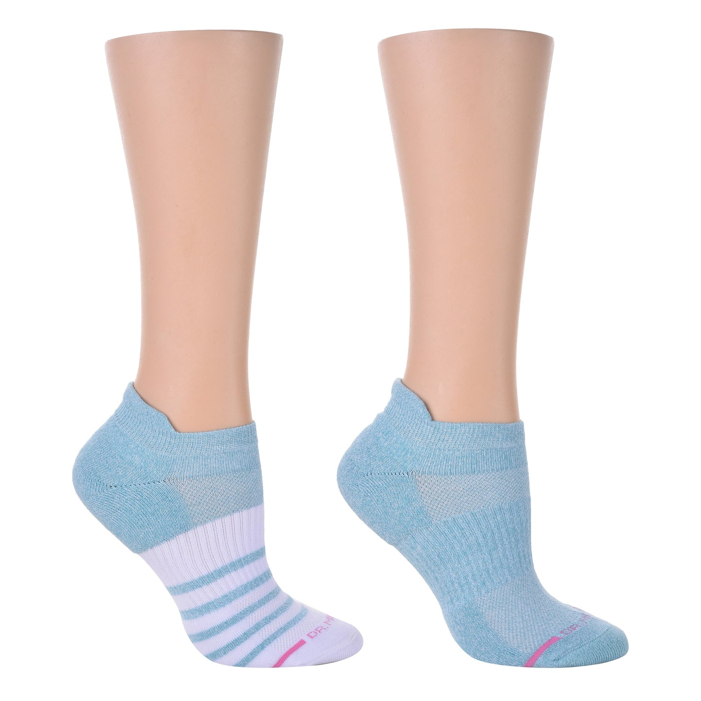 Contrast Stripe - Ankle Compression Socks For Women | Dr. Motion
