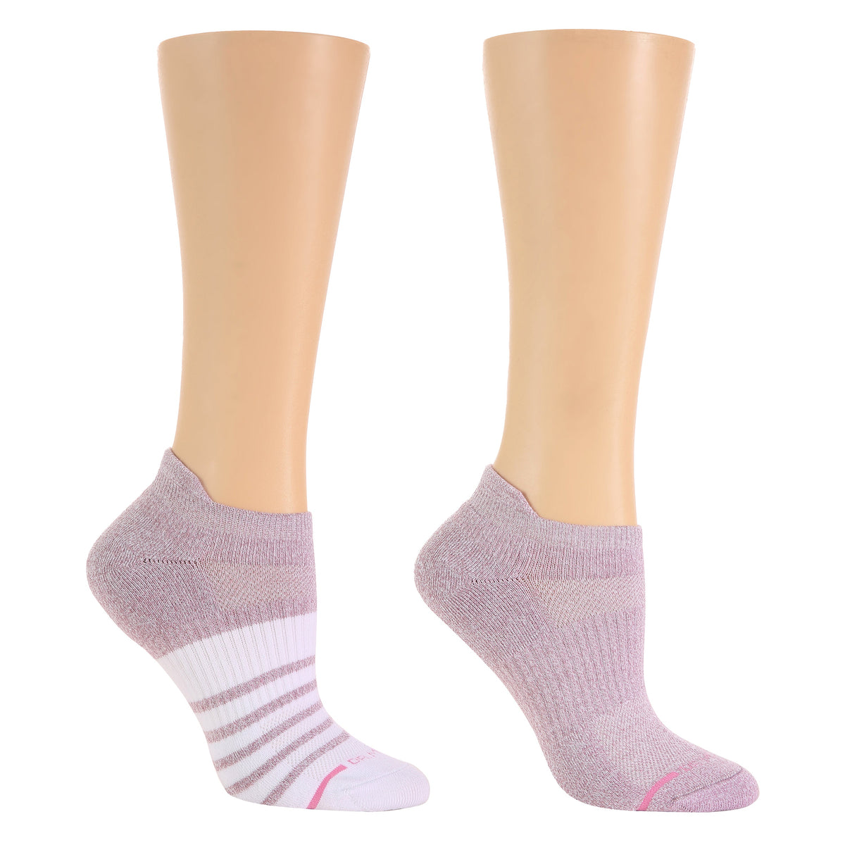 Contrast Stripe - Ankle Compression Socks For Women | Dr. Motion