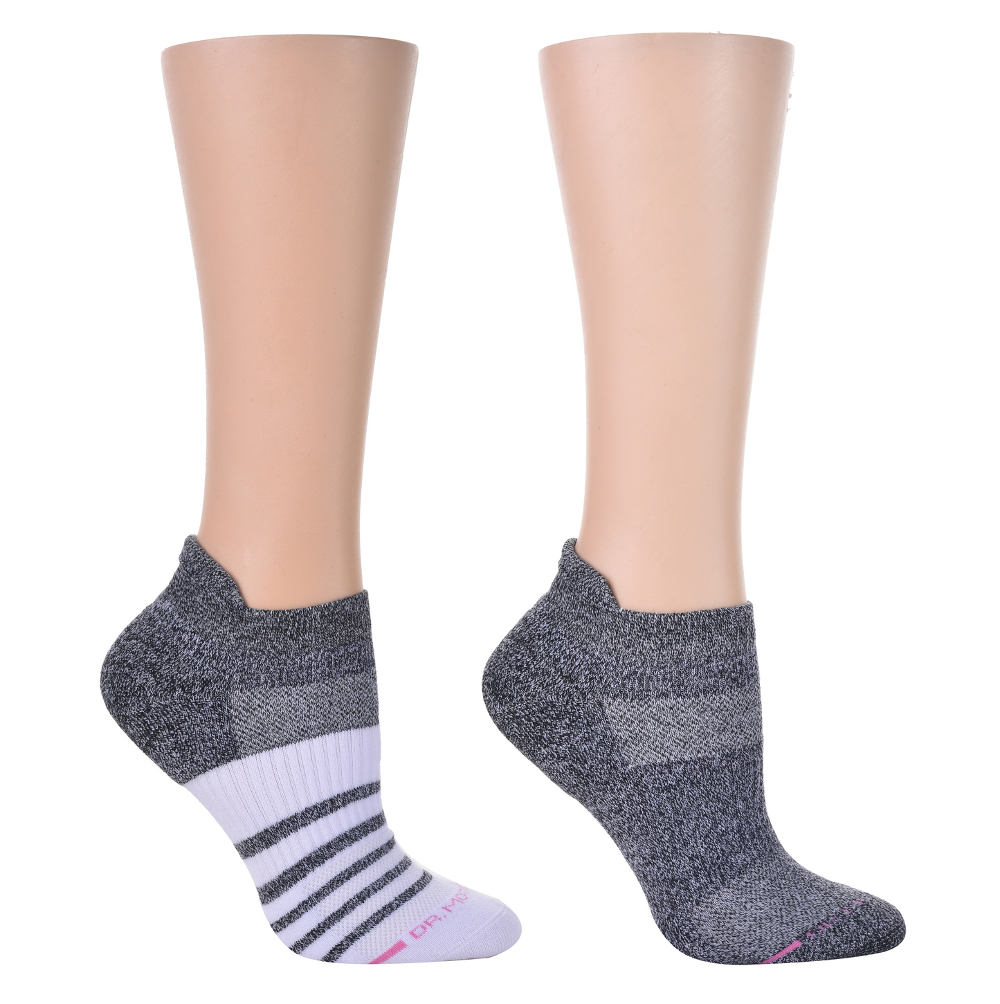 Contrast Stripe - Ankle Compression Socks For Women | Dr. Motion