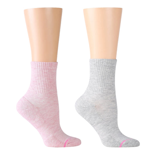 Ribbed - Mid-Crew Compression Socks For Women | Dr. Motion