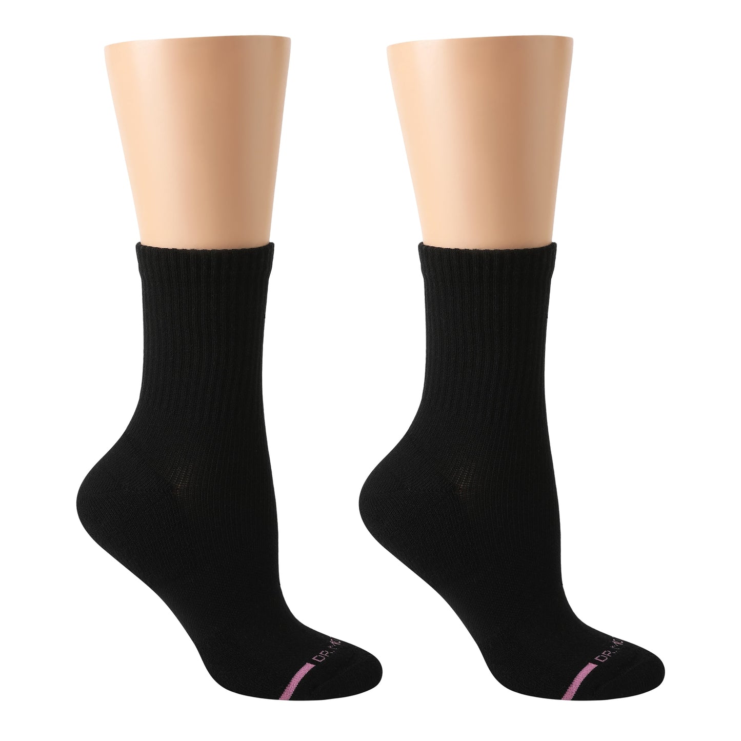 Ribbed - Mid-Crew Compression Socks For Women | Dr. Motion