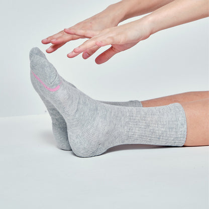 Ribbed - Mid-Crew Compression Socks For Women | Dr. Motion