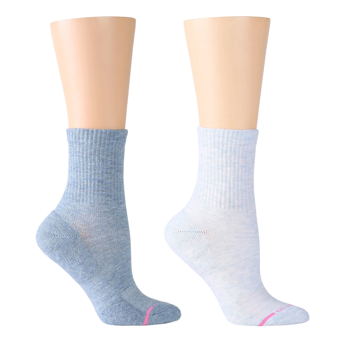 Ribbed - Mid-Crew Compression Socks For Women | Dr. Motion