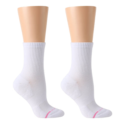 Ribbed - Mid-Crew Compression Socks For Women | Dr. Motion
