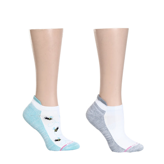 Buzzing Bees - Ankle Compression Socks For Women | Dr. Motion