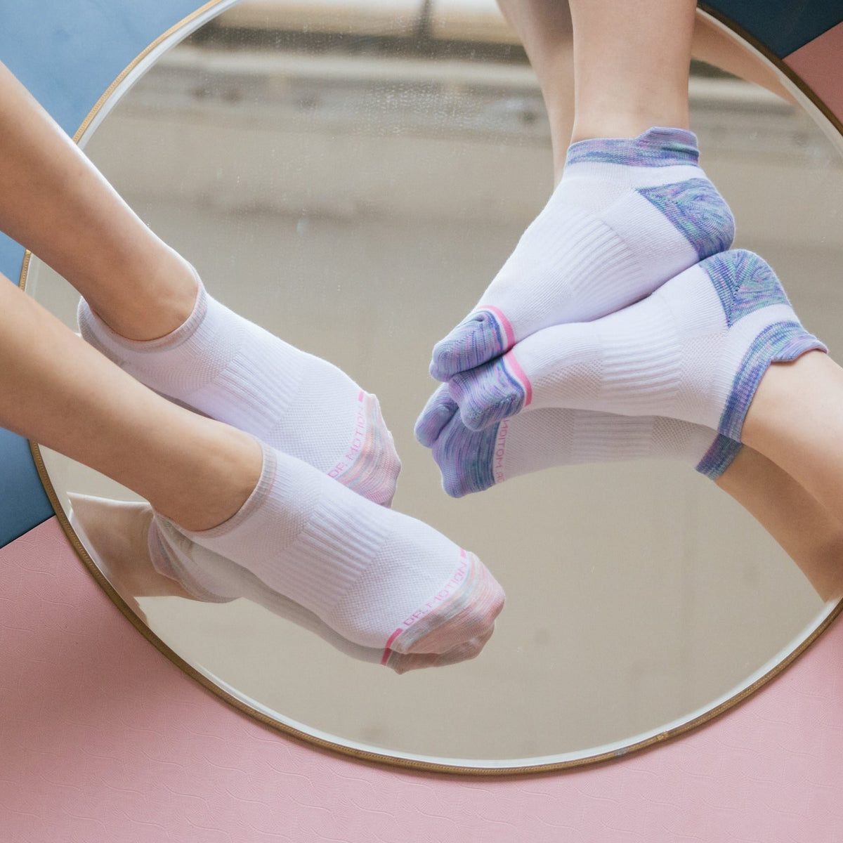 Spacedye - Ankle Compression Socks For Women | Dr. Motion