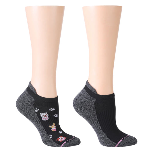 Dogs & Paws - Ankle Compression Socks For Women | Dr. Motion
