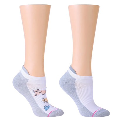 Cats All Over - Ankle Compression Socks For Women | Dr. Motion