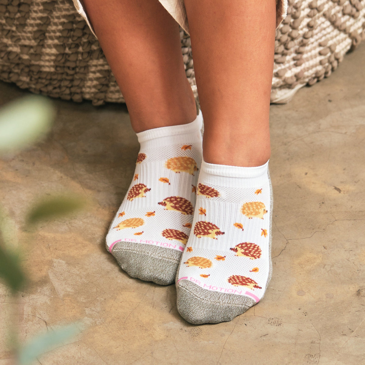 Hedgehog - Ankle Compression Socks For Women | Dr. Motion