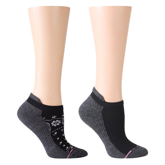 Bandana Floral - Ankle Compression Socks For Women | Dr. Motion