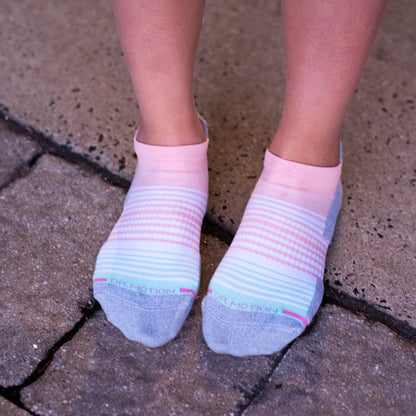 Ombre Stripe - Ankle Compression Socks For Women | Dr. Motion