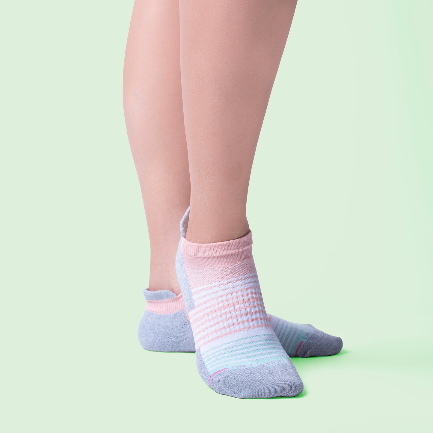 Ombre Stripe - Ankle Compression Socks For Women | Dr. Motion