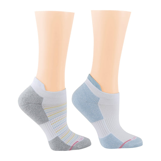 Pin Stripe - Ankle Compression Socks For Women | Dr. Motion