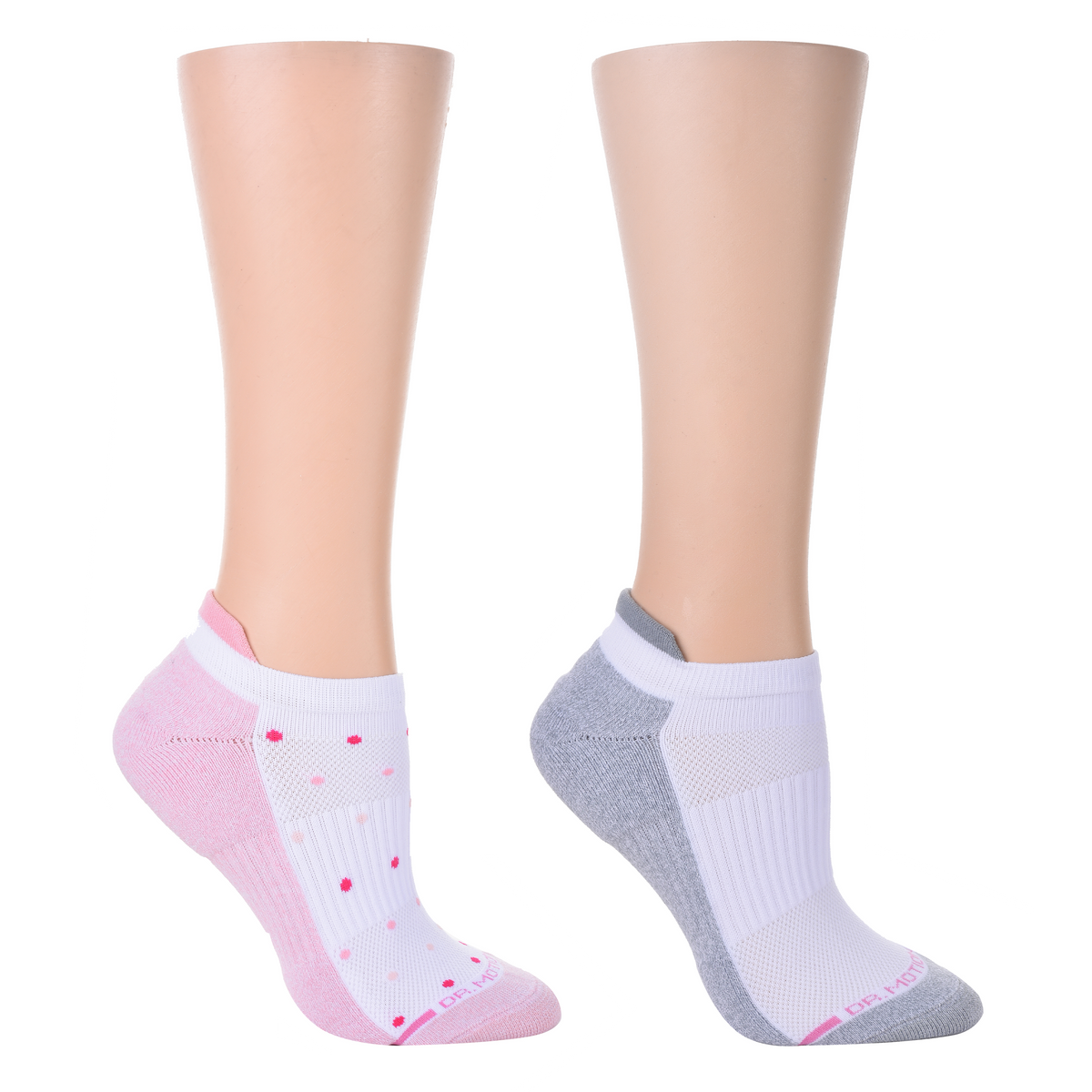 Tri Color Dots - Ankle Compression Socks For Women | Dr. Motion