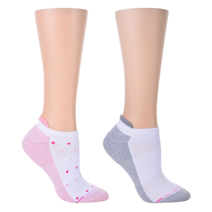 Tri Color Dots - Ankle Compression Socks For Women | Dr. Motion