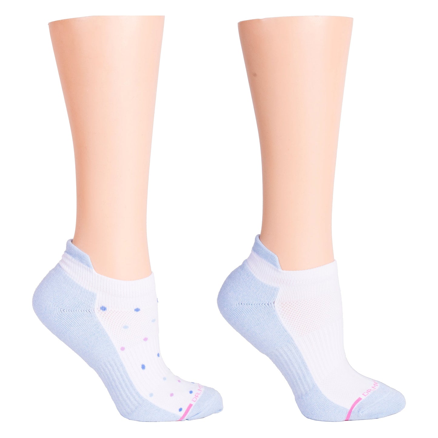 Tri Color Dots - Ankle Compression Socks For Women | Dr. Motion