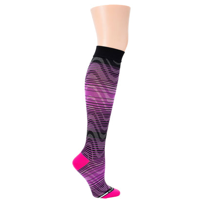 Ombre Waves - Athleisure Compression Socks For Men & Women | Dr. Motion