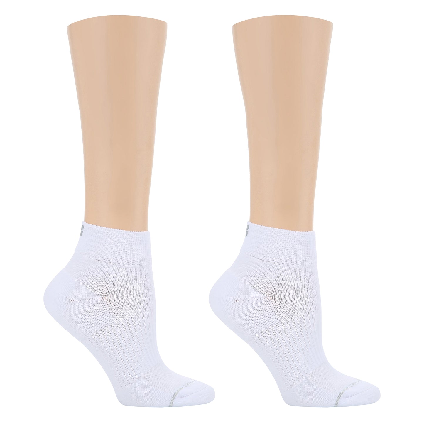 Plain Knit Texture - Performance Quarter Compression Socks for Women | Dr. Motion