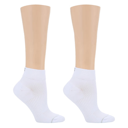 Plain Knit Texture - Performance Quarter Compression Socks for Women | Dr. Motion