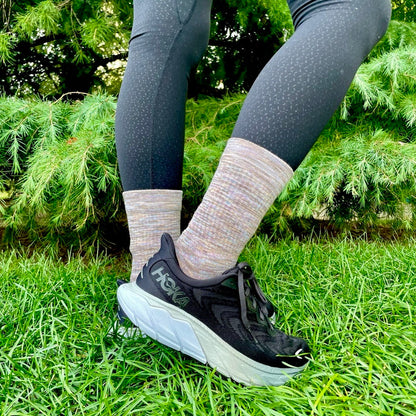 Spacedye - Compression Outdoor Medium Weight Crew For Women | Dr. Motion
