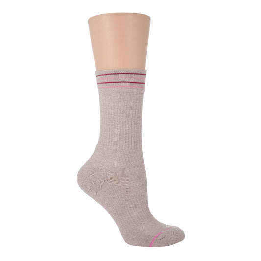 Thin Stripes - Compression Outdoor Medium Weight Crew For Women | Dr. Motion
