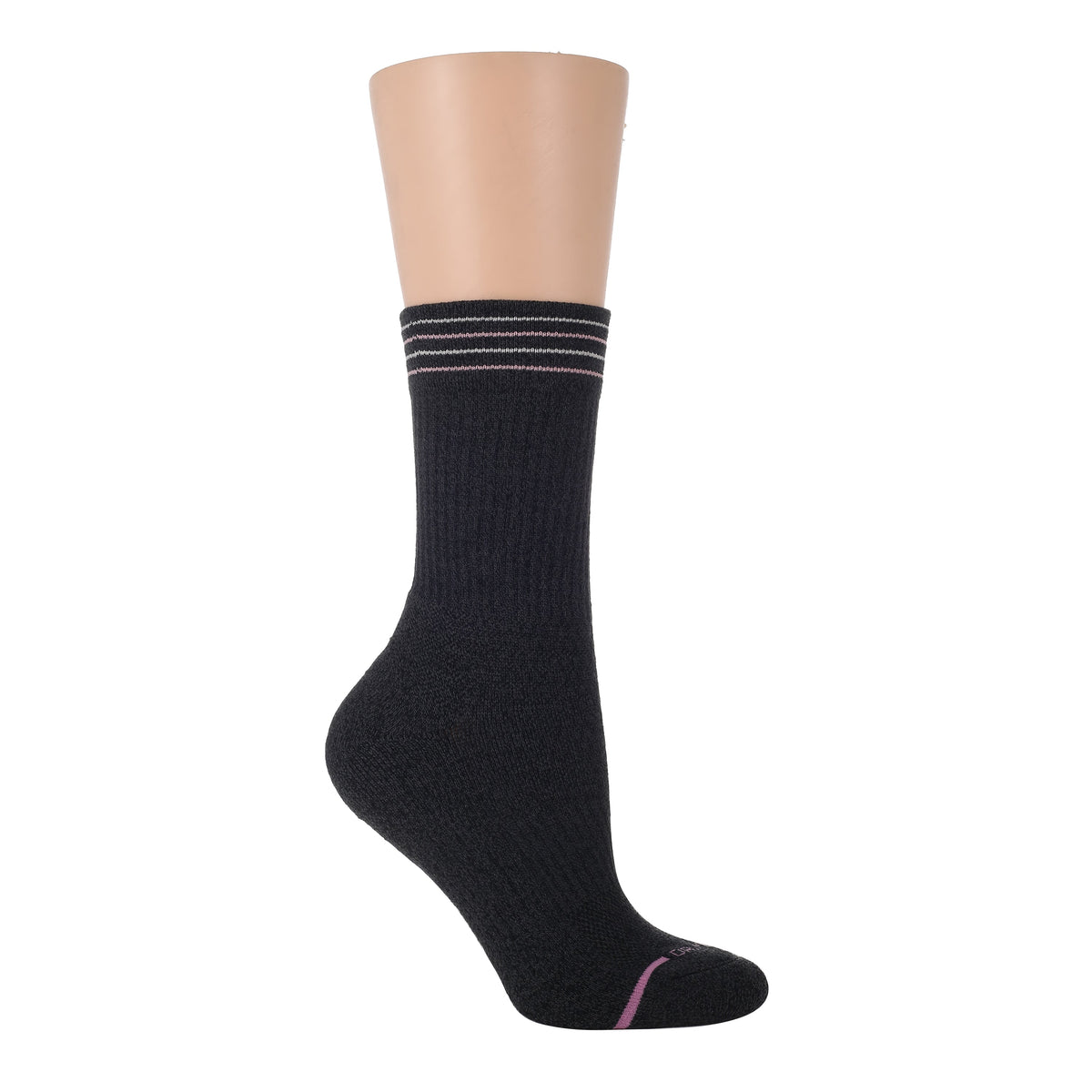 Thin Stripes - Compression Outdoor Medium Weight Crew For Women | Dr. Motion