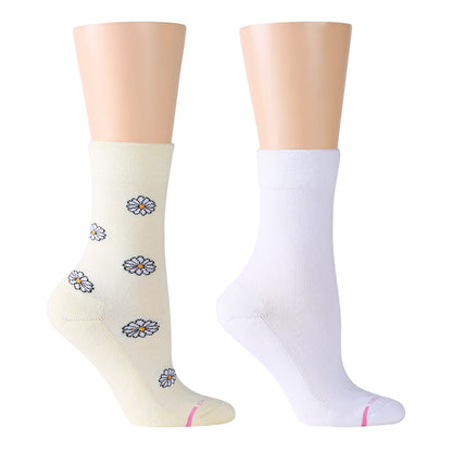 Simple Daisy - Diabetic Half Cushion Socks For Women | Dr. Motion