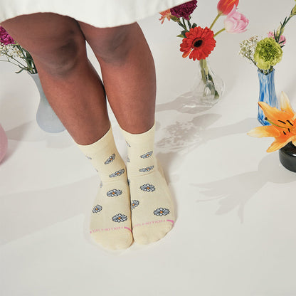 Simple Daisy - Diabetic Half Cushion Socks For Women | Dr. Motion