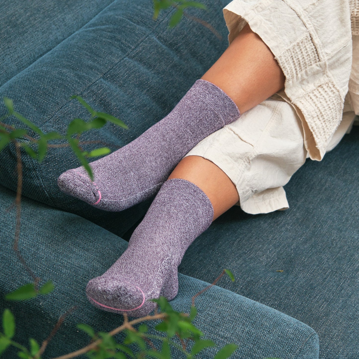 Mini Hearts - Diabetic Half-Cushion Socks For Women | Dr. Motion
