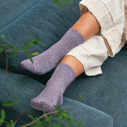 Mini Hearts - Diabetic Half-Cushion Socks For Women | Dr. Motion