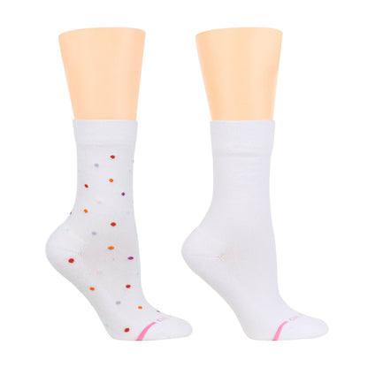 Multidots - Diabetic Half-Cushion Socks For Women | Dr. Motion